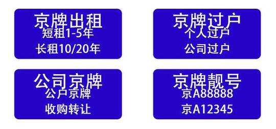 北京汽车牌照租赁价格怎么样