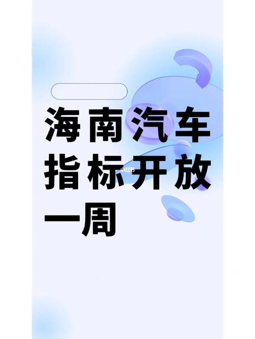 海南汽车指标一年租金多少